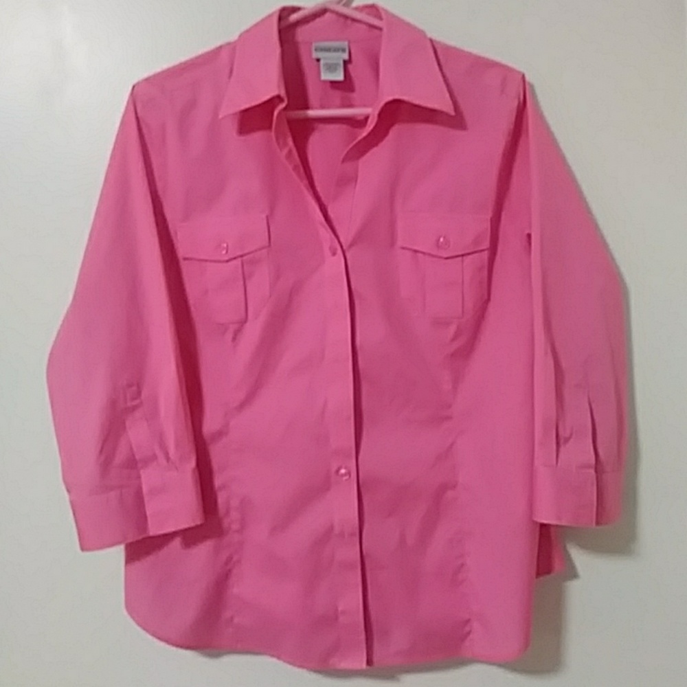Chico's classic button down, 3/4 sleeves